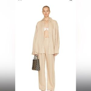 AEXAE Linen Woven Shirt